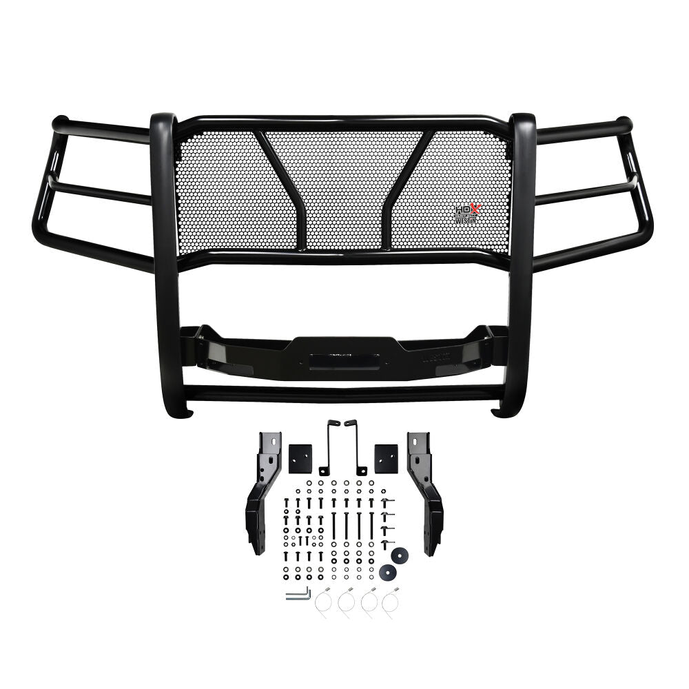 Westin HDX Winch Mount Grille Guard Shell 2019-2021 Chevy Silverado 1500