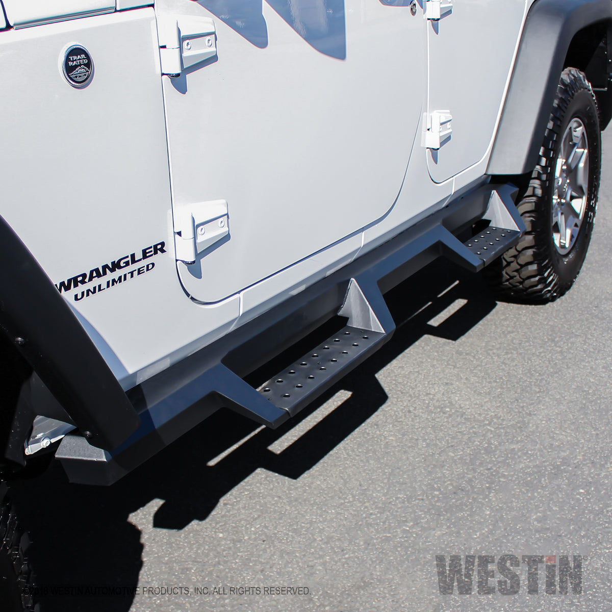 Westin HDX Drop Nerf Steps 2007-2018 Jeep Wrangler JK 4dr