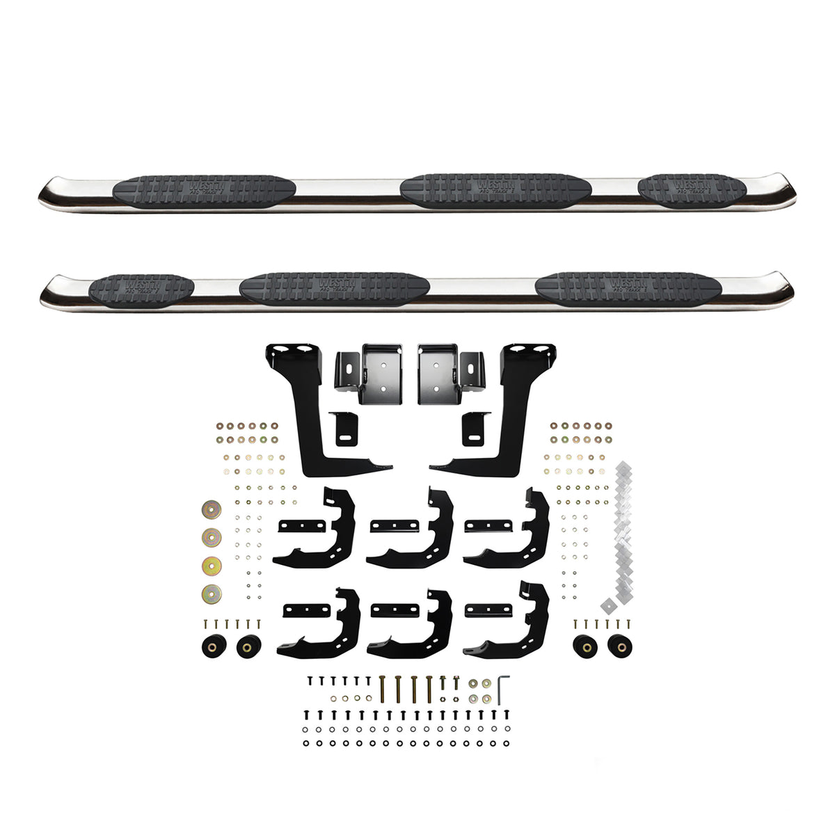 Westin PRO TRAXX 5 Oval W2W Nerf Steps 2019-2024 Ram 1500 Quad Cab (6.5' Bed)