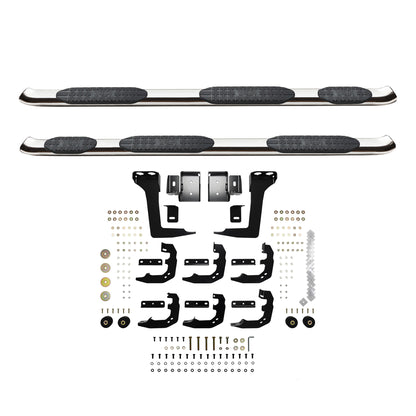 Westin PRO TRAXX 5 Oval W2W Nerf Steps 2019-2024 Ram 1500 Quad Cab (6.5' Bed)