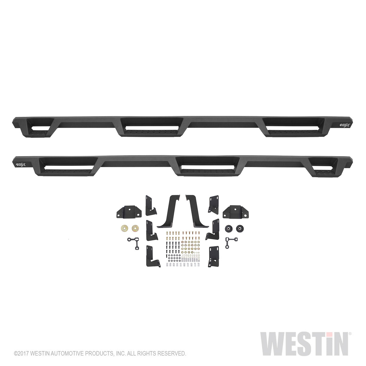 Westin HDX Drop Wheel-to-Wheel Nerf Steps 1999-2016 Ford F-250/350/450/550 Crew Cab (6.75' Bed)