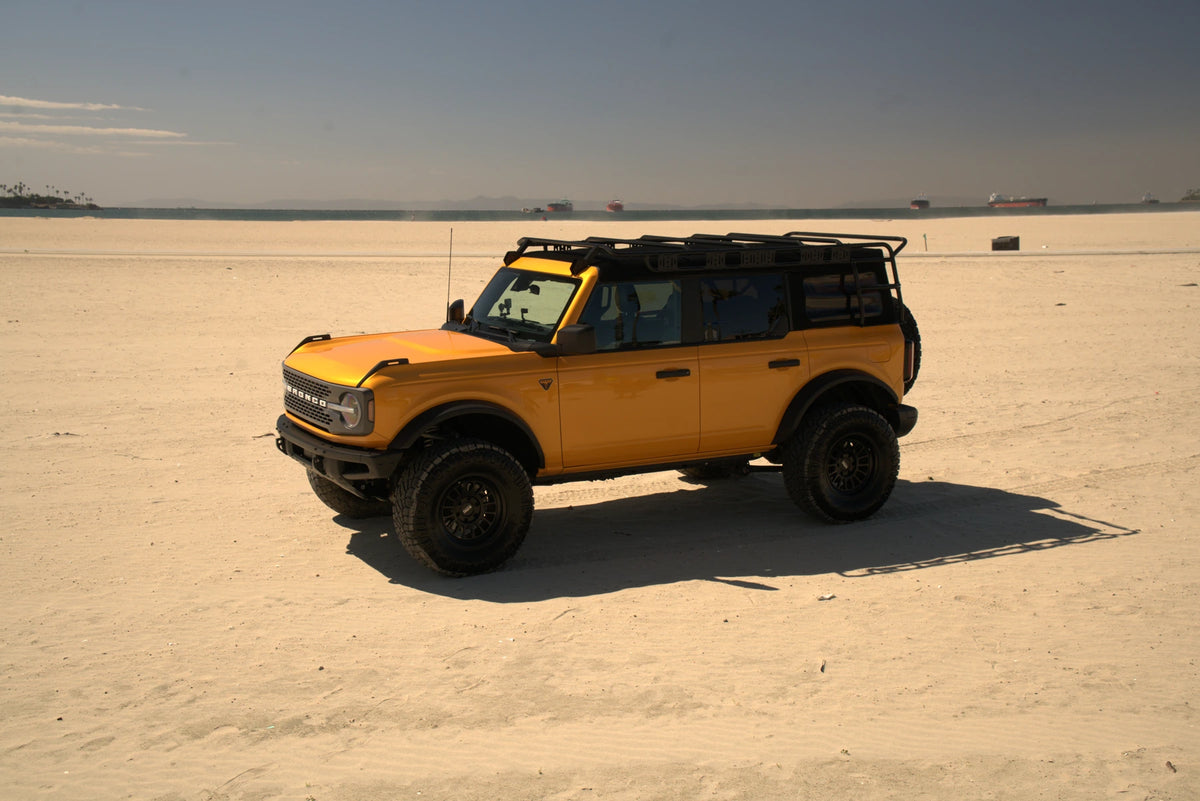 SRC Roof Rack – Textured Black (21+ Bronco 4DR) view 1