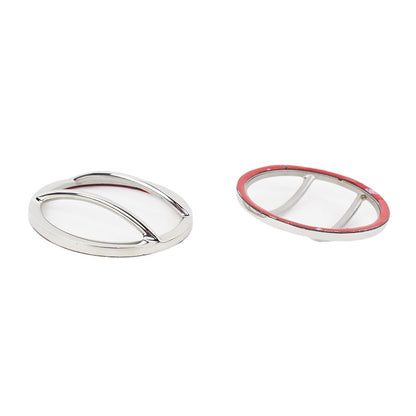 KENTROL Jeep JK Fog Light Cover Pair 07-18 Wrangler JK Polished Silver Kentrol  30014
