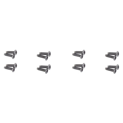 KENTROL Jeep JK Door Hinge Overlays 8 Pieces 4 Door 07-18 Wrangler JK Polished Silver Kentrol  30021