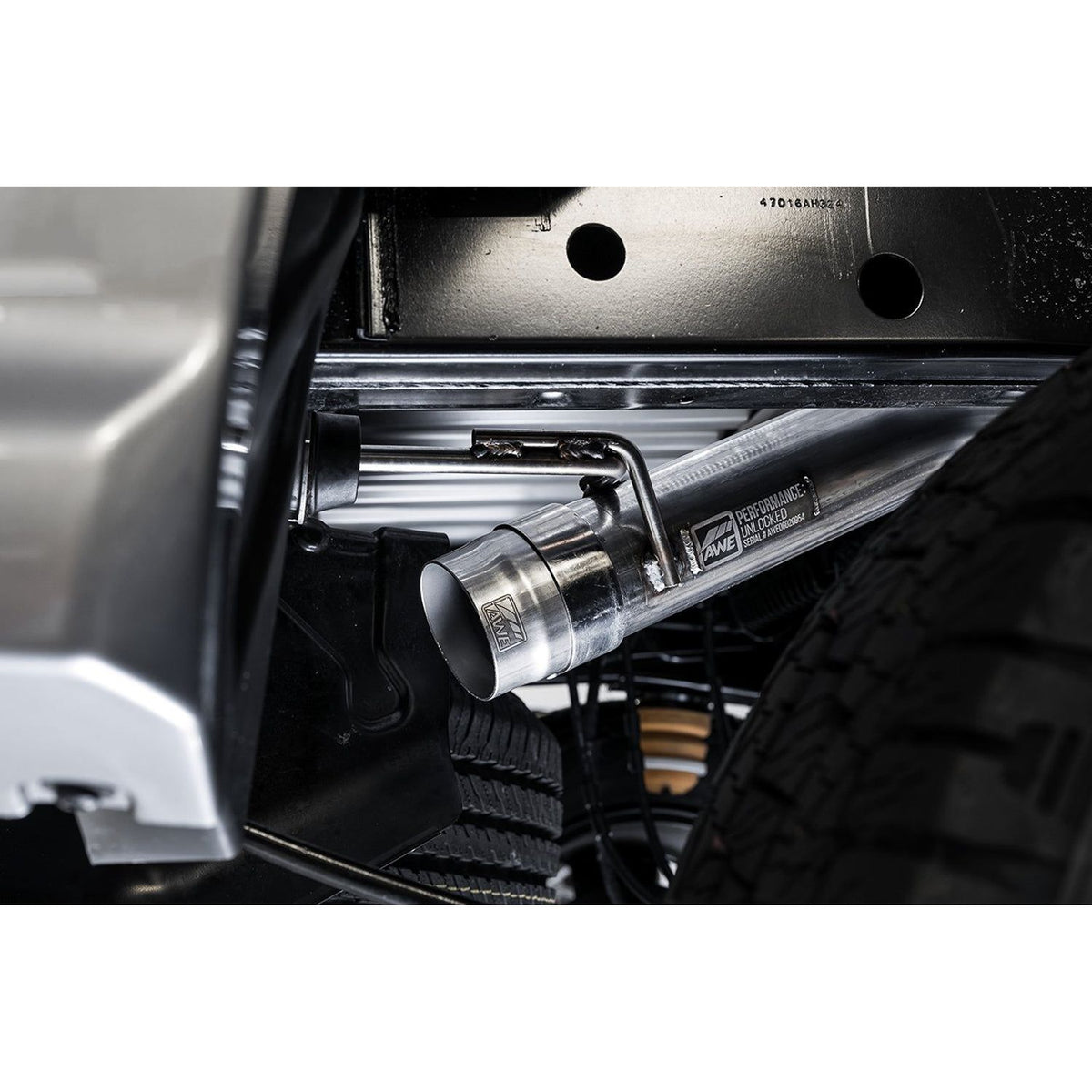 AWE 0FG Exhaust with BashGuard for 4th Gen Ford Ranger 4.5 Inch Dual Tips