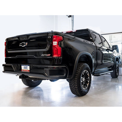 AWE 0FG Catback Exhaust for Silverado ZR2/Sierra AT4X - Dual Bashguard