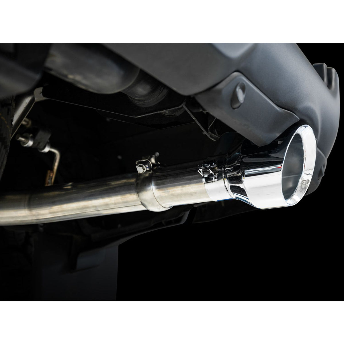 AWE 0FG Exhaust for 4th Gen RAM 1500 5.7L (with bumper cutouts) 5 Inch Tips