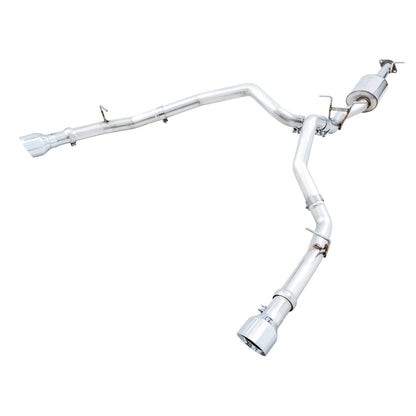 AWE 0FG Exhaust for 5th Gen RAM 1500 5.7L (with bumper cutouts) 5 Inch Tips — 3015-32005