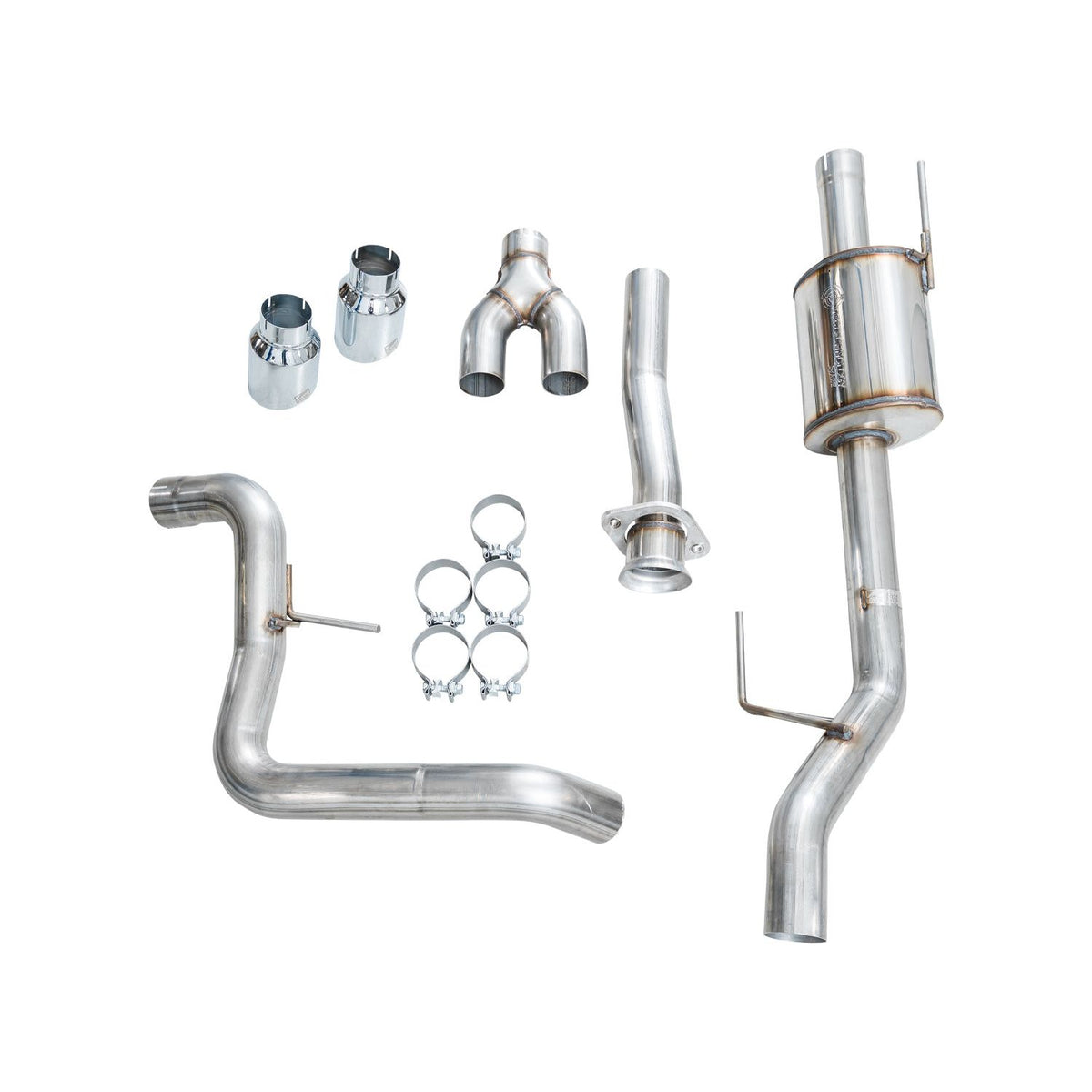 AWE 0FG Single Side Exit Exhaust for 2021–2023 Ford F-150 Regular Cab 5.0L