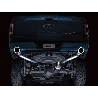 AWE 0FG Catback Exhaust for 2021–2026 Ford F-150 with Bumper Cutouts