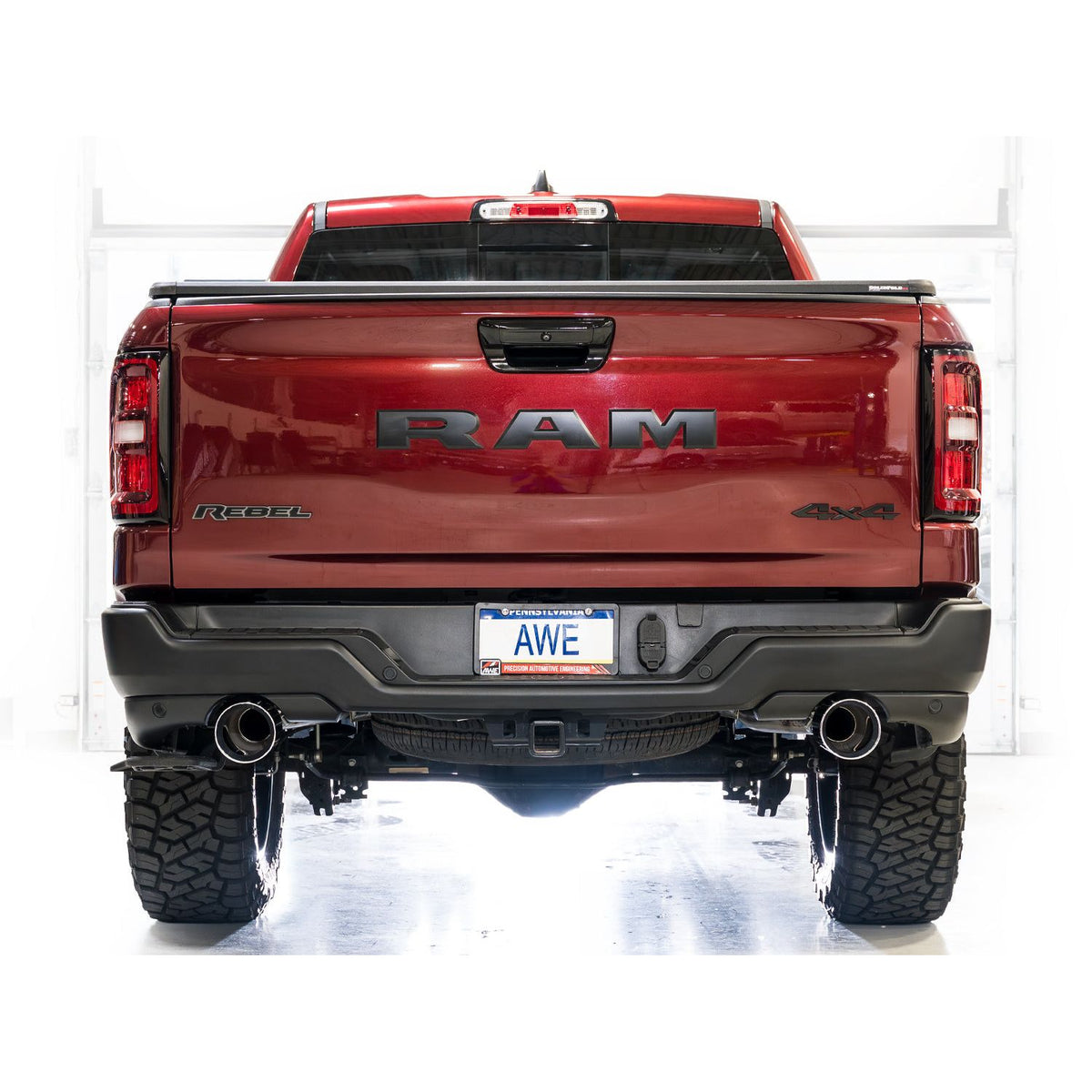AWE 0FG Catback Exhaust for 25-Present RAM 1500 3.0TT Rebel 5 Inch Tips