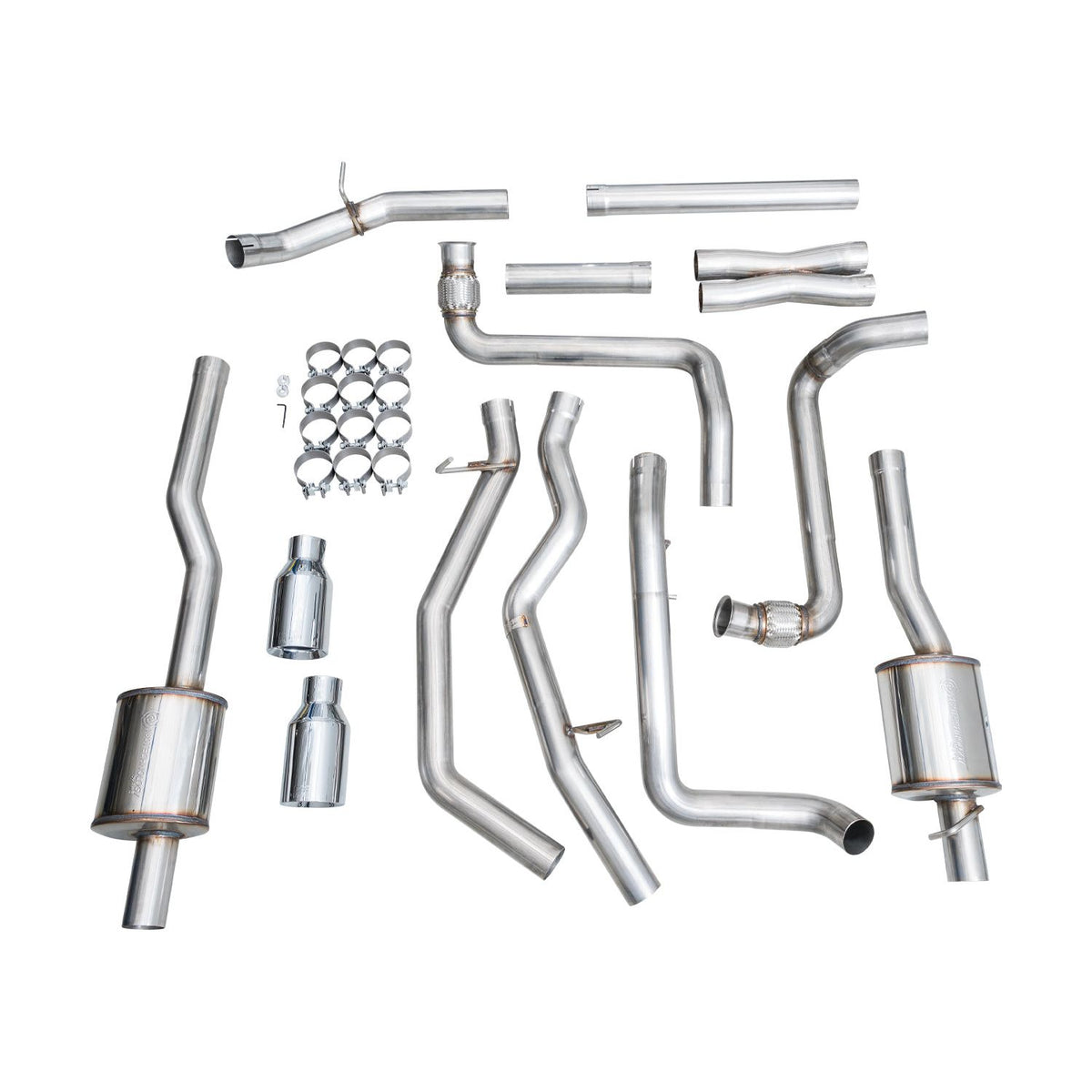 AWE 0FG Catback Exhaust for 25-Present RAM 1500 3.0TT Rebel 5 Inch Tips