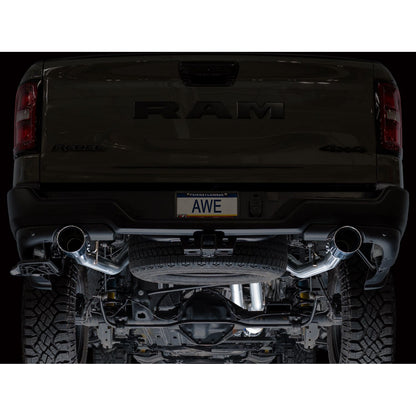 AWE 0FG Catback Exhaust for 25-Present RAM 1500 3.0TT Rebel 5 Inch Tips