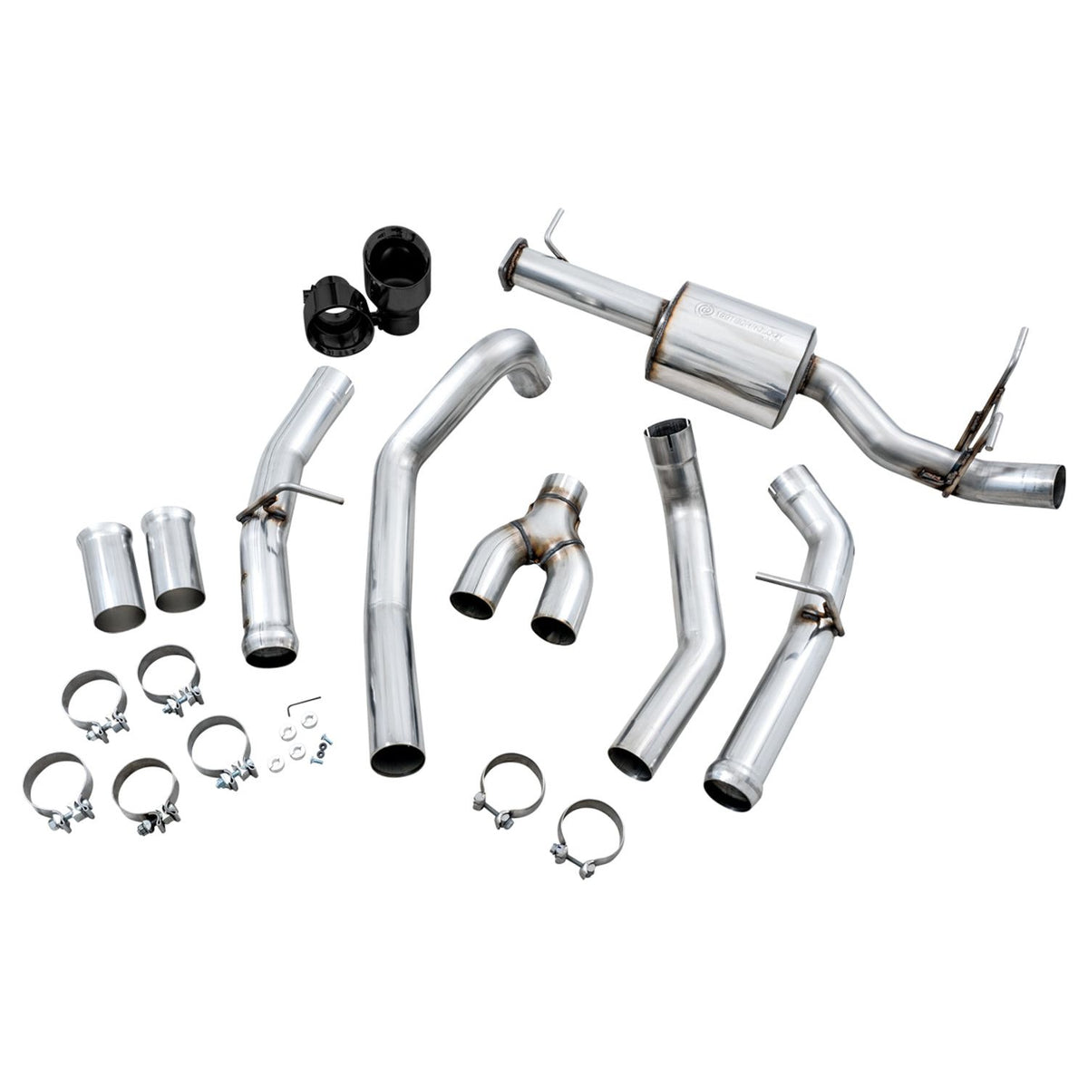AWE 0FG Exhaust for 5th Gen RAM 1500 5.7L (with bumper cutouts) 5 Inch Tips