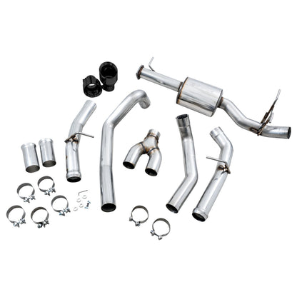 AWE 0FG Exhaust for 5th Gen RAM 1500 5.7L (with bumper cutouts) 5 Inch Tips