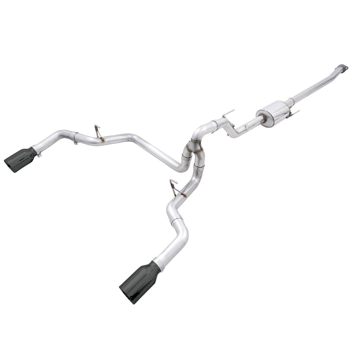 AWE 0FG Dual Split Rear Exhaust for 21-Present Ford F-150 5 Inch Tips — 3015-33119