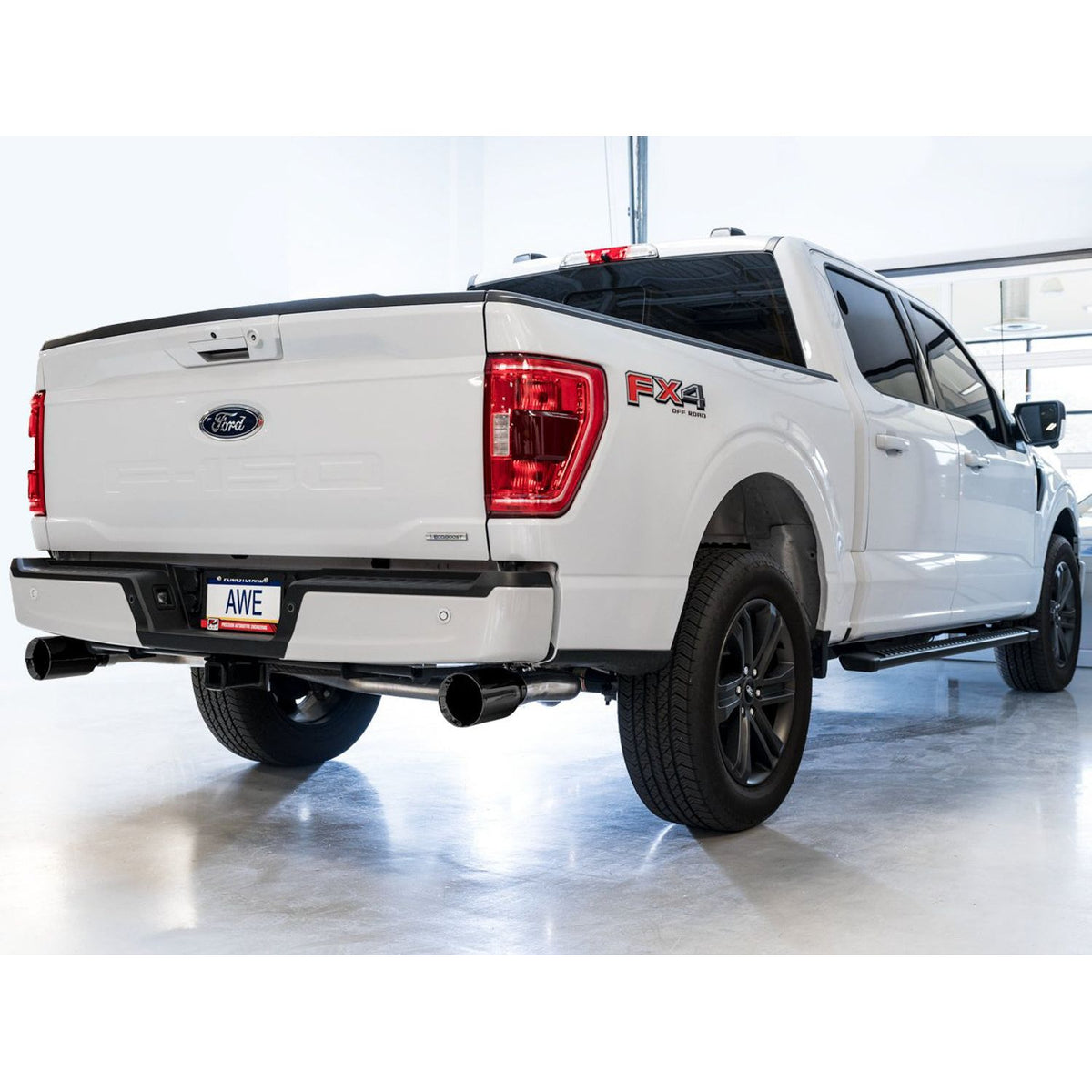 AWE 0FG Dual Split Rear Exhaust for 21-Present Ford F-150 5 Inch Tips