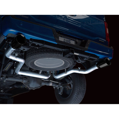 AWE 0FG Dual Split Rear Exhaust for 21-Present Ford F-150 5 Inch Tips