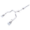 AWE 0FG Catback Split Rear Exit Exhaust for 4th Gen Silverado/Sierra 1500 5.3L (With Bumper Cutouts) 4 Inch Quad Tips | 3015-42201 / 3015-43202