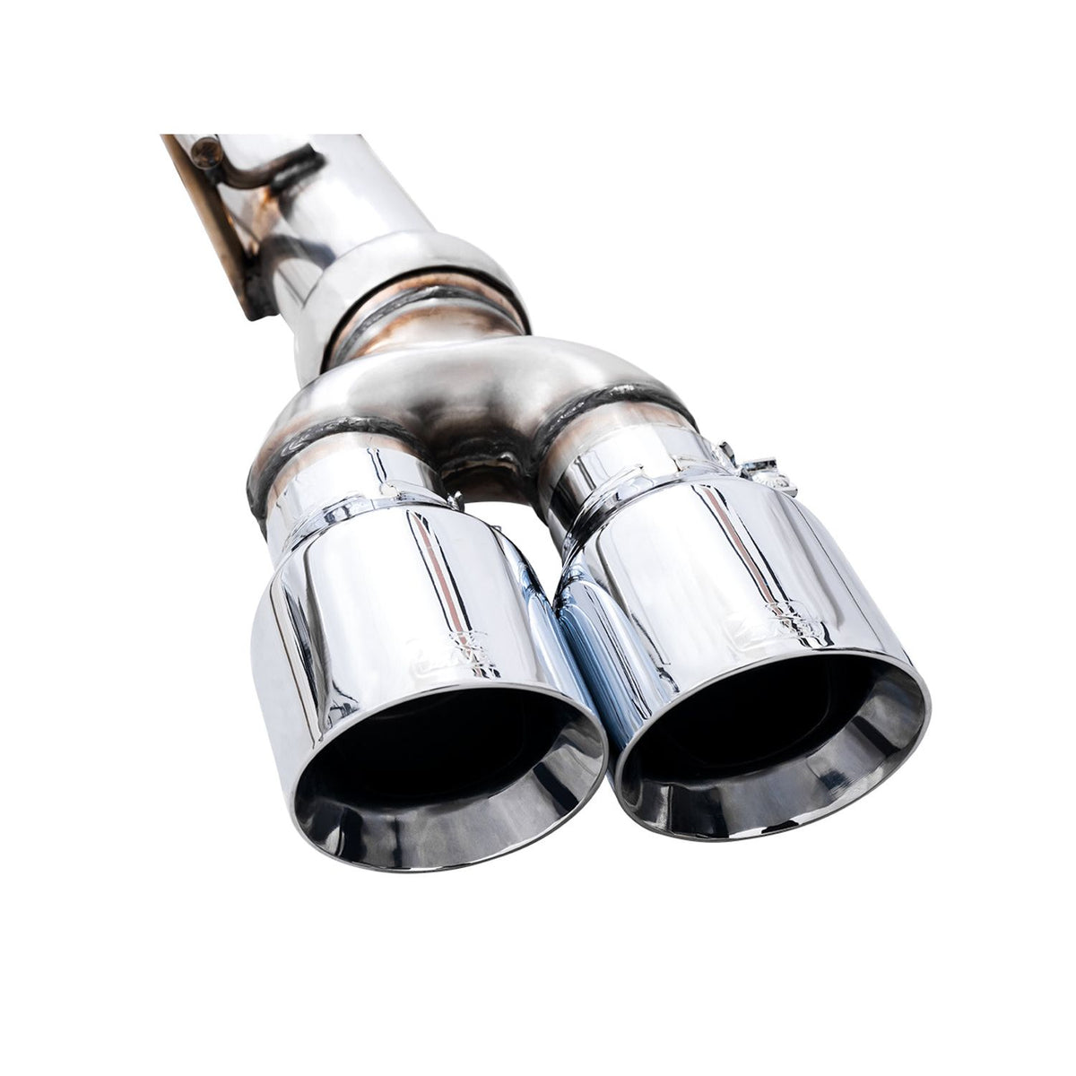 AWE 0FG Catback Split Rear Exit Exhaust for 4th Gen Silverado/Sierra 1500 5.3L (With Bumper Cutouts) 4 Inch Quad Tips