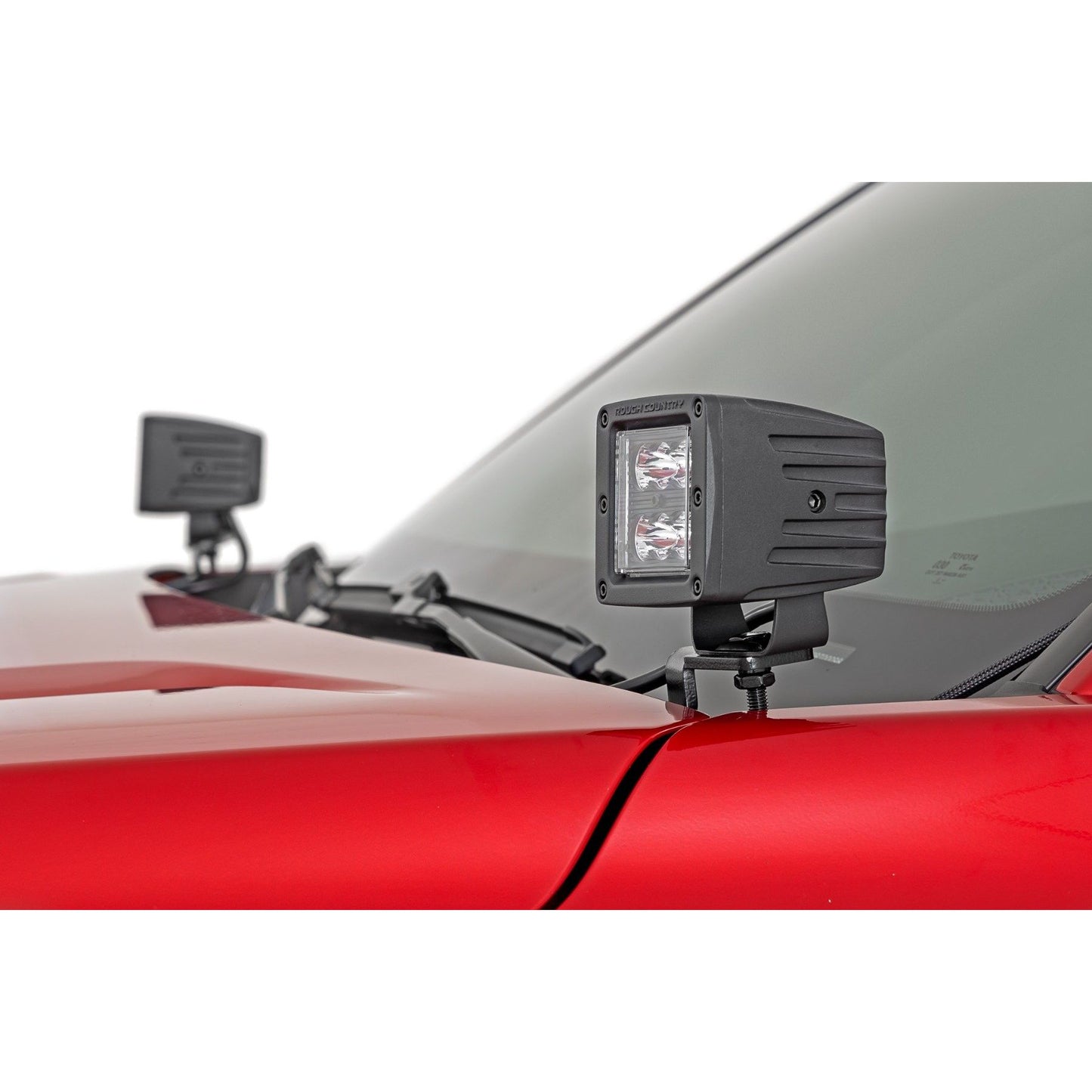 ROUGH COUNTRY LED Light Kit | Ditch Mount | 2" Black Pair | Flood | Toyota Tacoma (24-25) | 72102