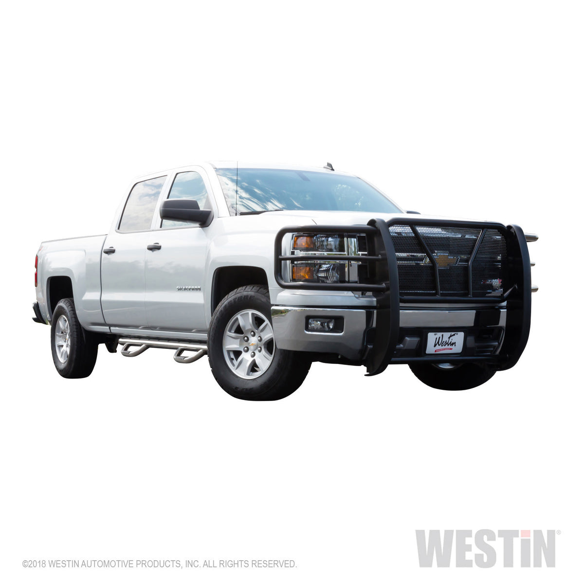 Westin HDX Grille Guard 2014-2015 Chevy Silverado 1500