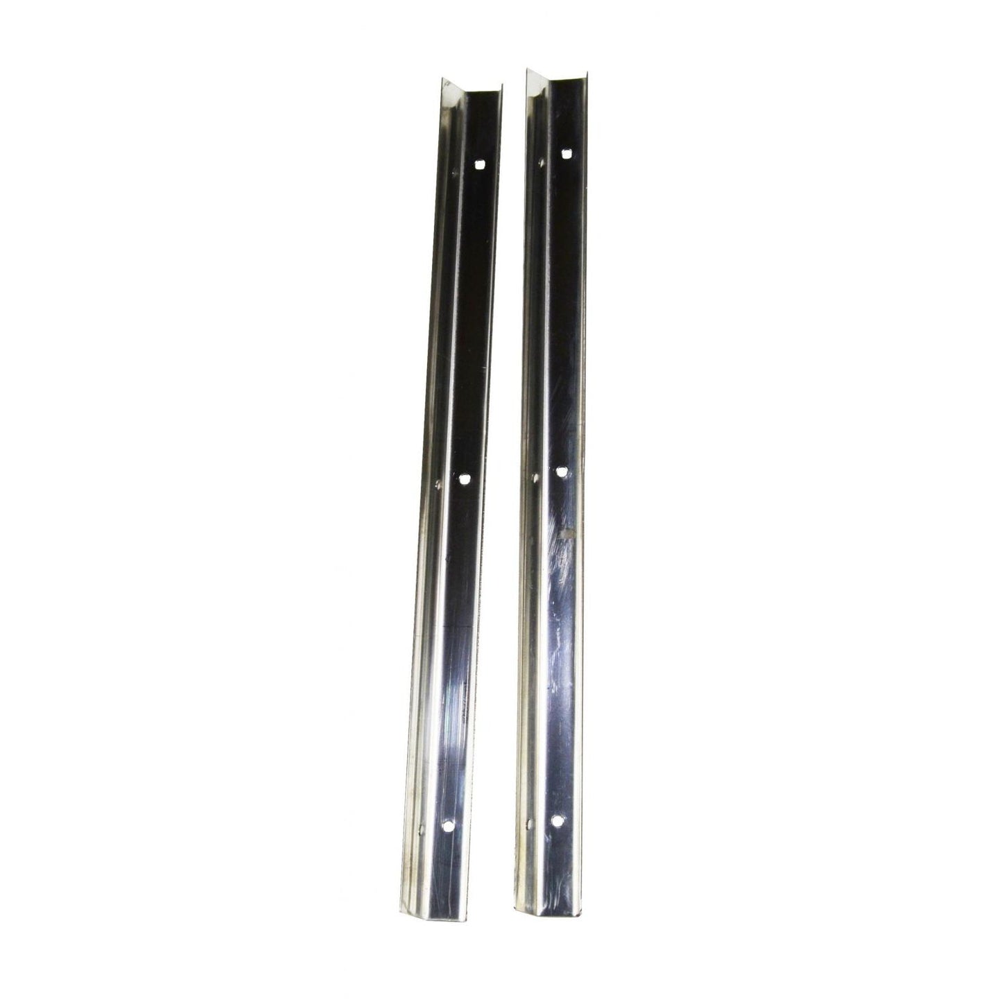 KENTROL Jeep CJ7 Entry Guards Pair 76-95 CJ7 Wrangler YJ Polished Silver Kentrol  30416