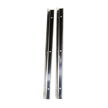 KENTROL Jeep CJ7 Entry Guards Pair 76-95 CJ7 Wrangler YJ Polished Silver Kentrol  30416