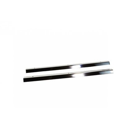 KENTROL Jeep CJ7 Entry Guards Pair 76-95 CJ7 Wrangler YJ Polished Silver Kentrol  30416