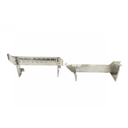 KENTROL Jeep CJ7/YJ Side Steps Pair 76-95 CJ7 Wrangler YJ Polished Silver Kentrol  30432