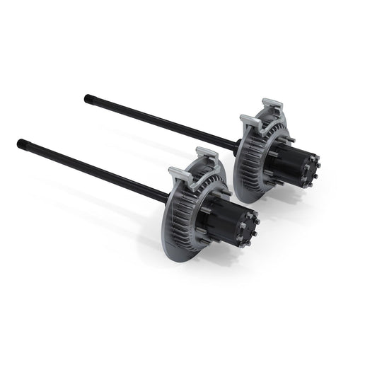 TeraFlex | 07-18 Wrangler JK Dana 44 Rear Axle 8-Lug Full-Float Conversion & Slotted Big Rotors-32-Spline TeraFlex | 3043300
