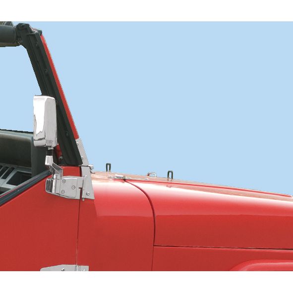 KENTROL Jeep YJ Footman Loop 87-95 Wrangler TJ Polished Silver Kentrol  30434