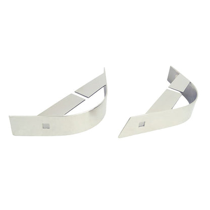 KENTROL Jeep YJ Rear Body Guard Pair 87-95 Wrangler TJ Polished Silver Kentrol  30435