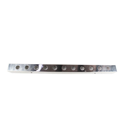 KENTROL Jeep YJ 54 Inch Front Bumper with holes 87-95 Wrangler TJ Polished Silver Kentrol  30436