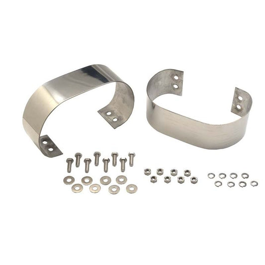 KENTROL Jeep CJ/YJ Bumperettes Pair 76-95 CJ and Wrangler YJ Polished Silver Kentrol  30438