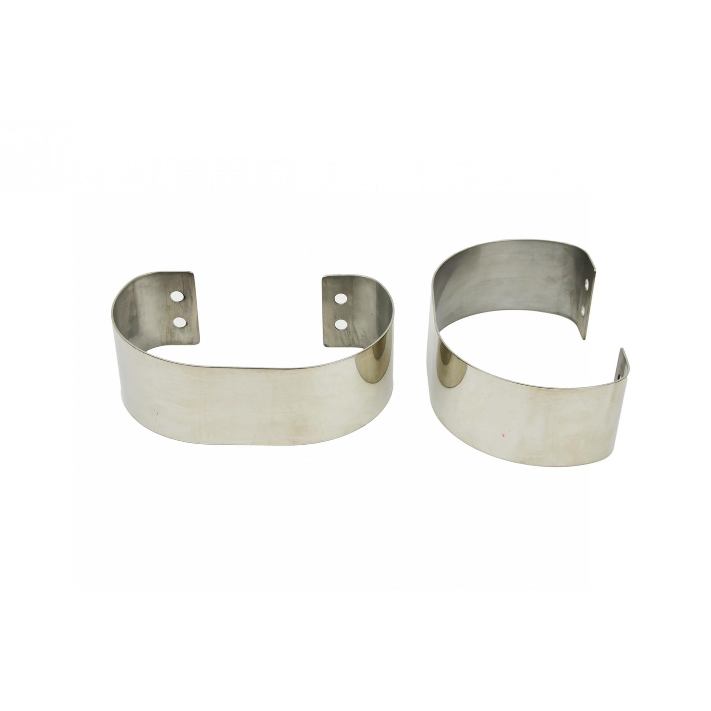 KENTROL Jeep CJ/YJ Bumperettes Pair 76-95 CJ and Wrangler YJ Polished Silver Kentrol  30438