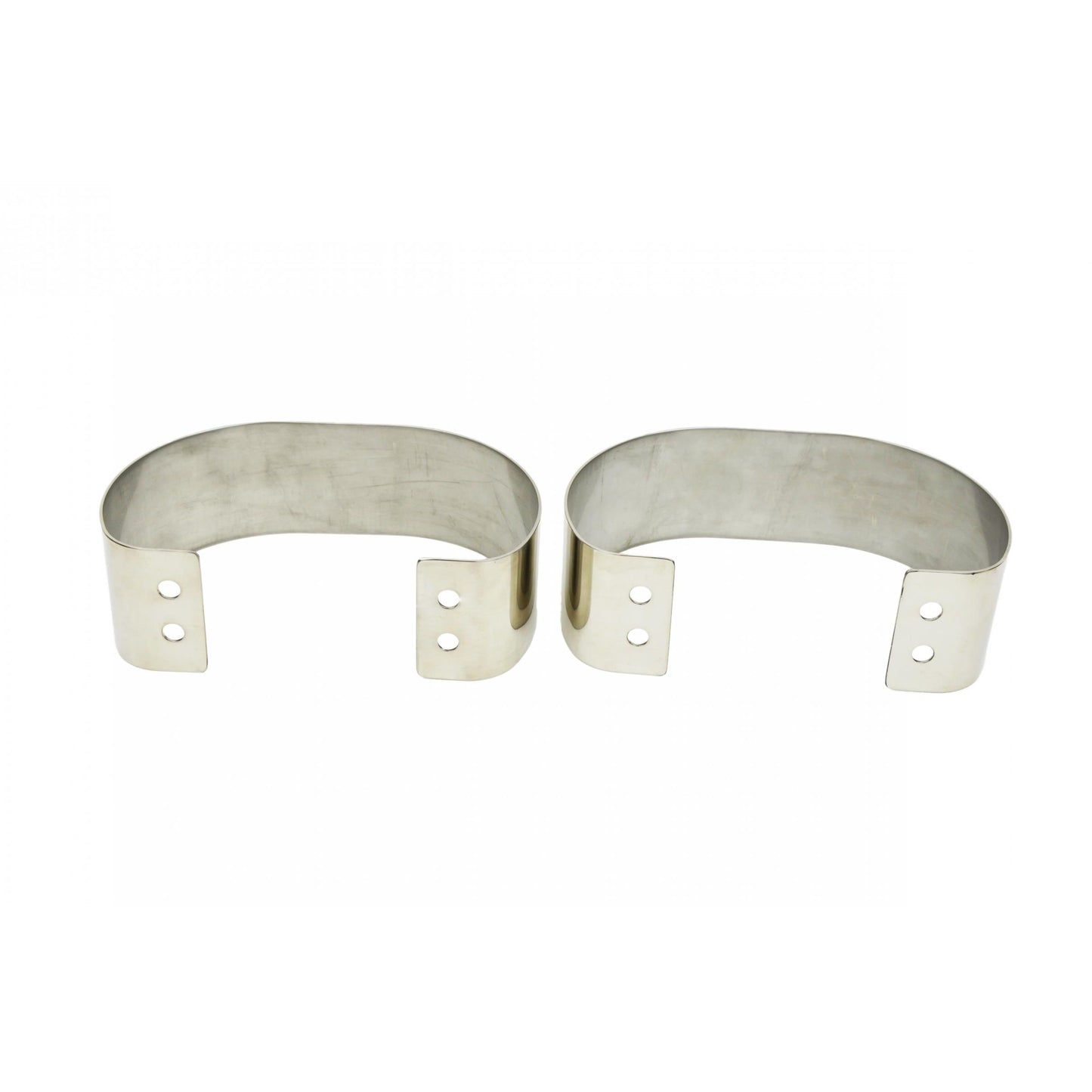 KENTROL Jeep CJ/YJ Bumperettes Pair 76-95 CJ and Wrangler YJ Polished Silver Kentrol  30438