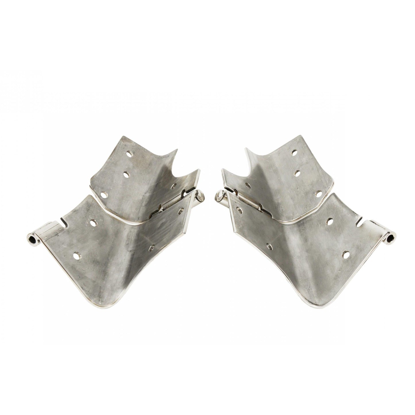 KENTROL Jeep TJ Windshield Hinge Pair 97-06 Wrangler TJ Polished Silver Kentrol  30477