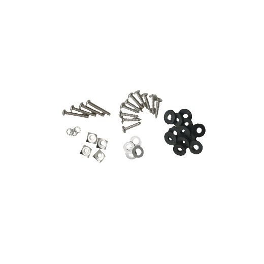 KENTROL Jeep TJ Wire Mesh Guard Set 6 Pieces 97-06 Wrangler TJ Polished Silver Kentrol  30488