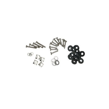 KENTROL Jeep TJ Wire Mesh Guard Set 6 Pieces 97-06 Wrangler TJ Polished Silver Kentrol  30488