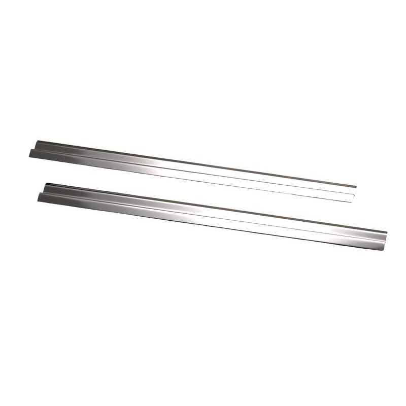 KENTROL Jeep TJ Entry Guards Pair 97-06 Wrangler TJ Polished Silver Kentrol  30494