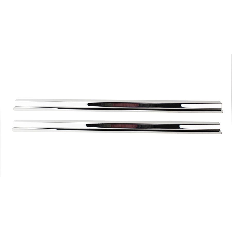 KENTROL Jeep TJ Entry Guards Pair 97-06 Wrangler TJ Polished Silver Kentrol  30494