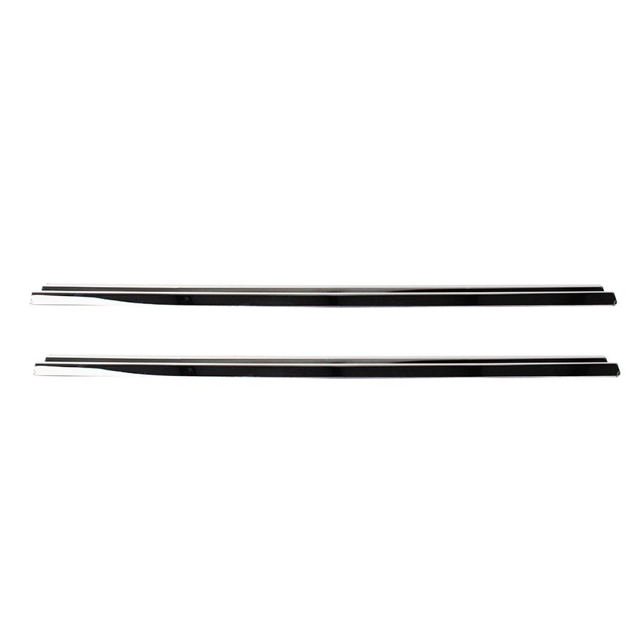 KENTROL Jeep TJ Entry Guards Pair 97-06 Wrangler TJ Polished Silver Kentrol  30494