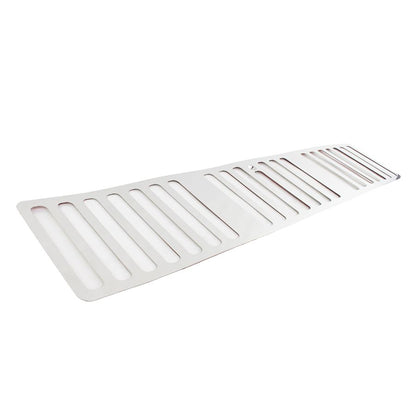 KENTROL Jeep TJ Hood Vent 97 Wrangler TJ Polished Silver Kentrol  30495