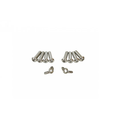KENTROL Jeep TJ/JK E-Z Detach Mirrors Pair 97-18 Wrangler TJ/JK Polished Silver Kentrol  30496