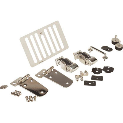 KENTROL Jeep TJ Hood Kit 98-06 Wrangler TJ Polished Silver Kentrol  30504