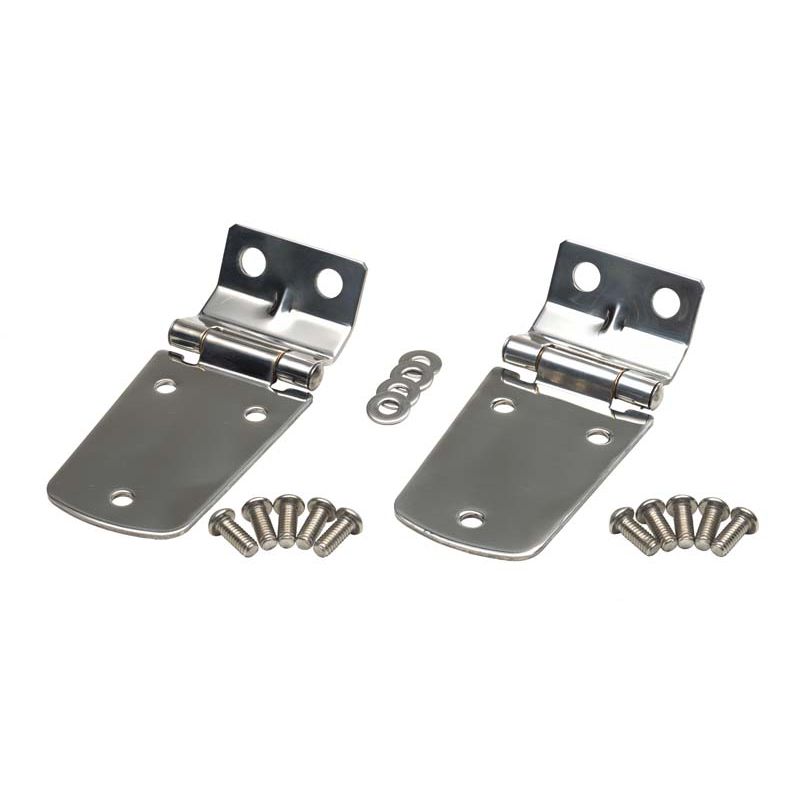 KENTROL Jeep TJ Hood Kit 97 Wrangler TJ Polished Silver Kentrol  30505