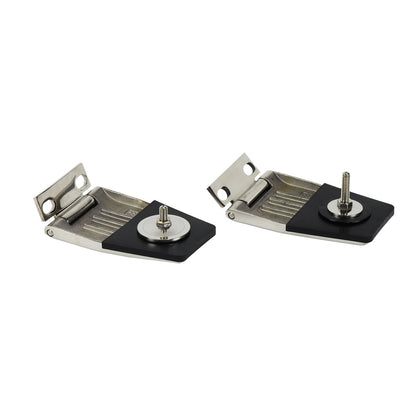 KENTROL Jeep YJ/TJ Hardtop Liftgate Hinge Pair 87-06 Wrangler TJ/YJ Polished Silver Kentrol  30516
