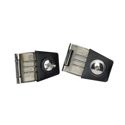 KENTROL Jeep YJ/TJ Hardtop Liftgate Hinge Pair 87-06 Wrangler TJ/YJ Polished Silver Kentrol  30516