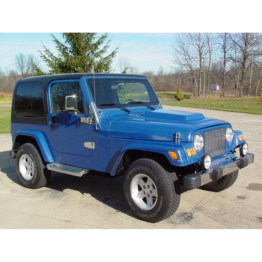 KENTROL Jeep TJ Side Steps Pair TJ - 2001-06 Polished Silver Kentrol  30518